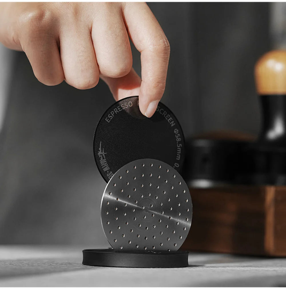 Espresso Puck Screen Titanium Plated - MHW-3Bomber