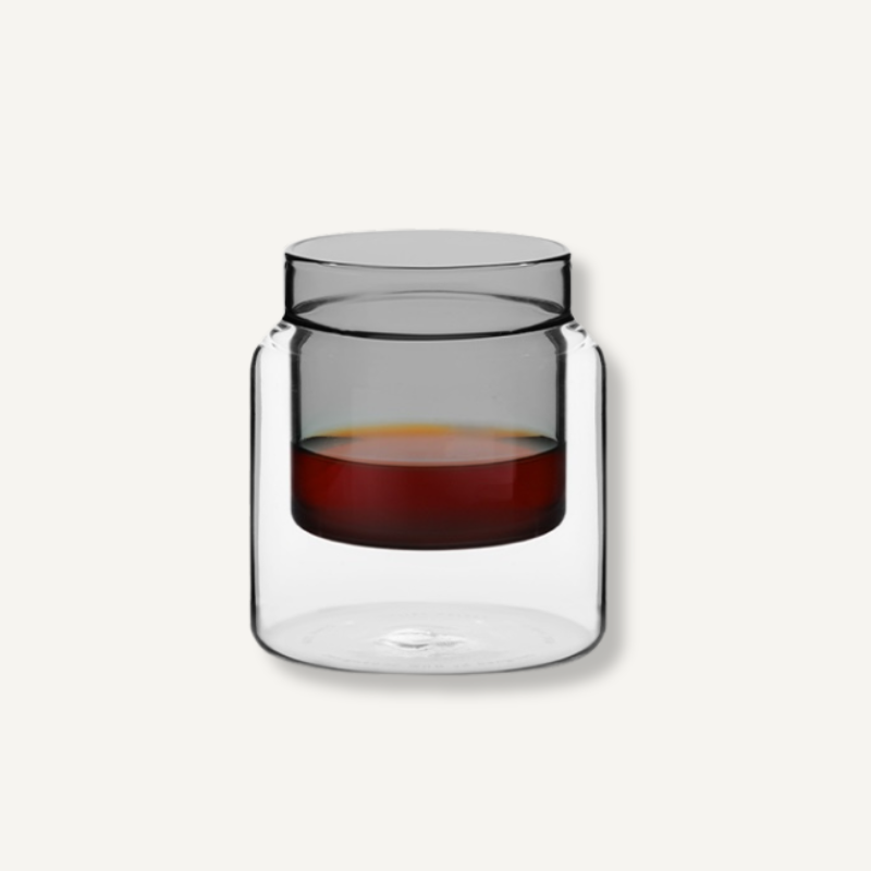 DW Series Glass Cup - Black (H) - MHW-3Bomber