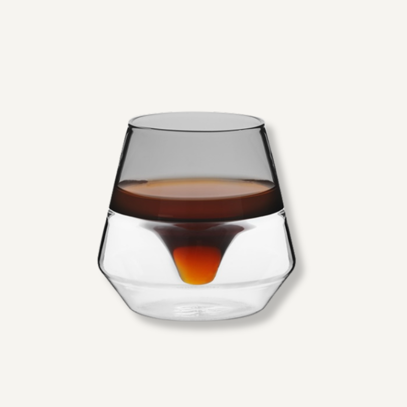 Double walled espresso cup front