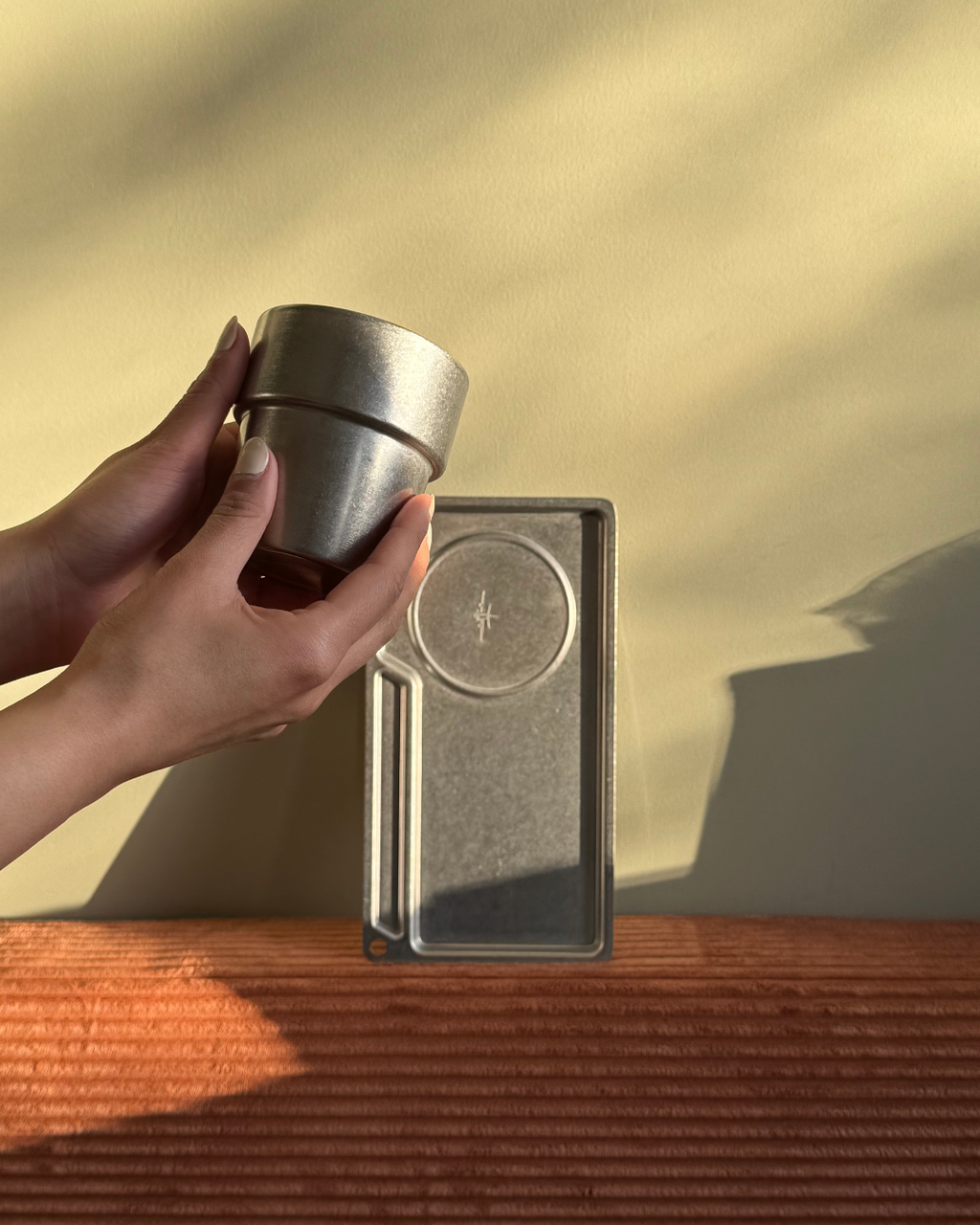 Cream Double Layer Cup - MHW-3Bomber