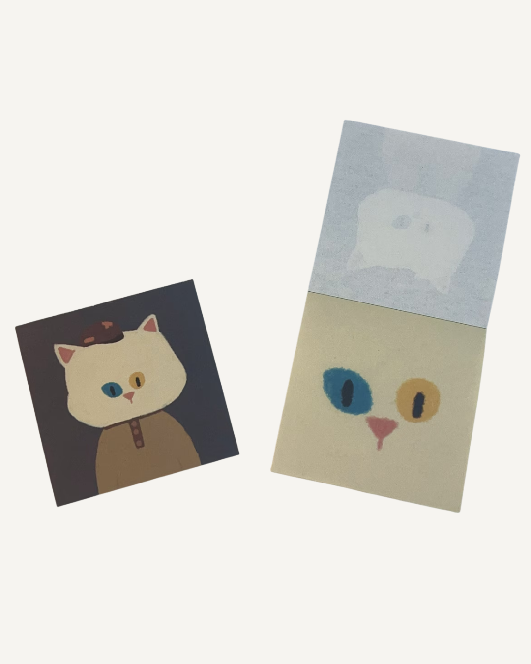 Cute cat sticky notes