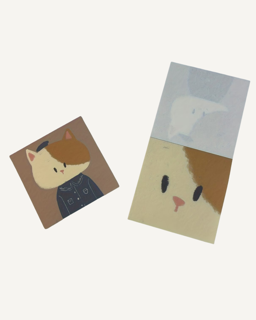 Cute cat sticky notes