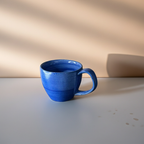 Ceramic Coffee Cup - Plain Blue