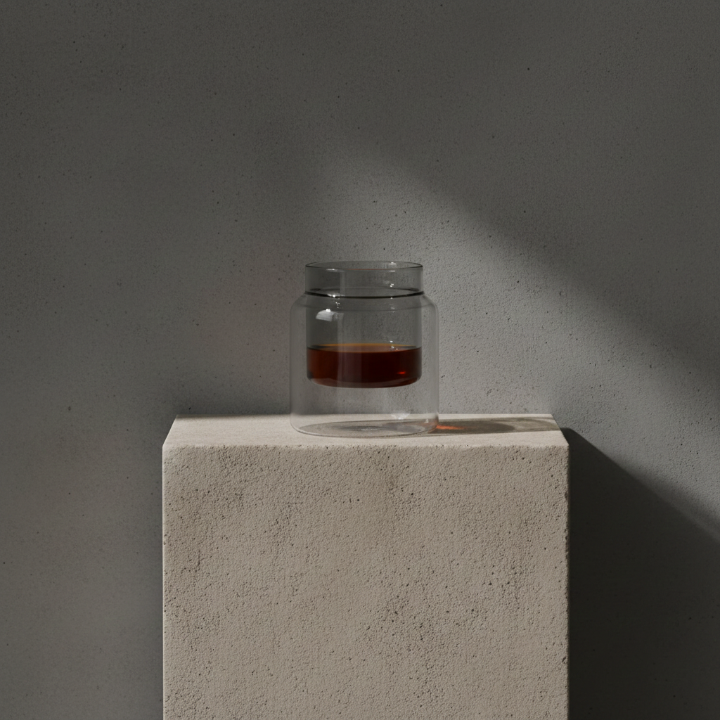 DW Series Glass Cup - Black (H) - MHW-3Bomber