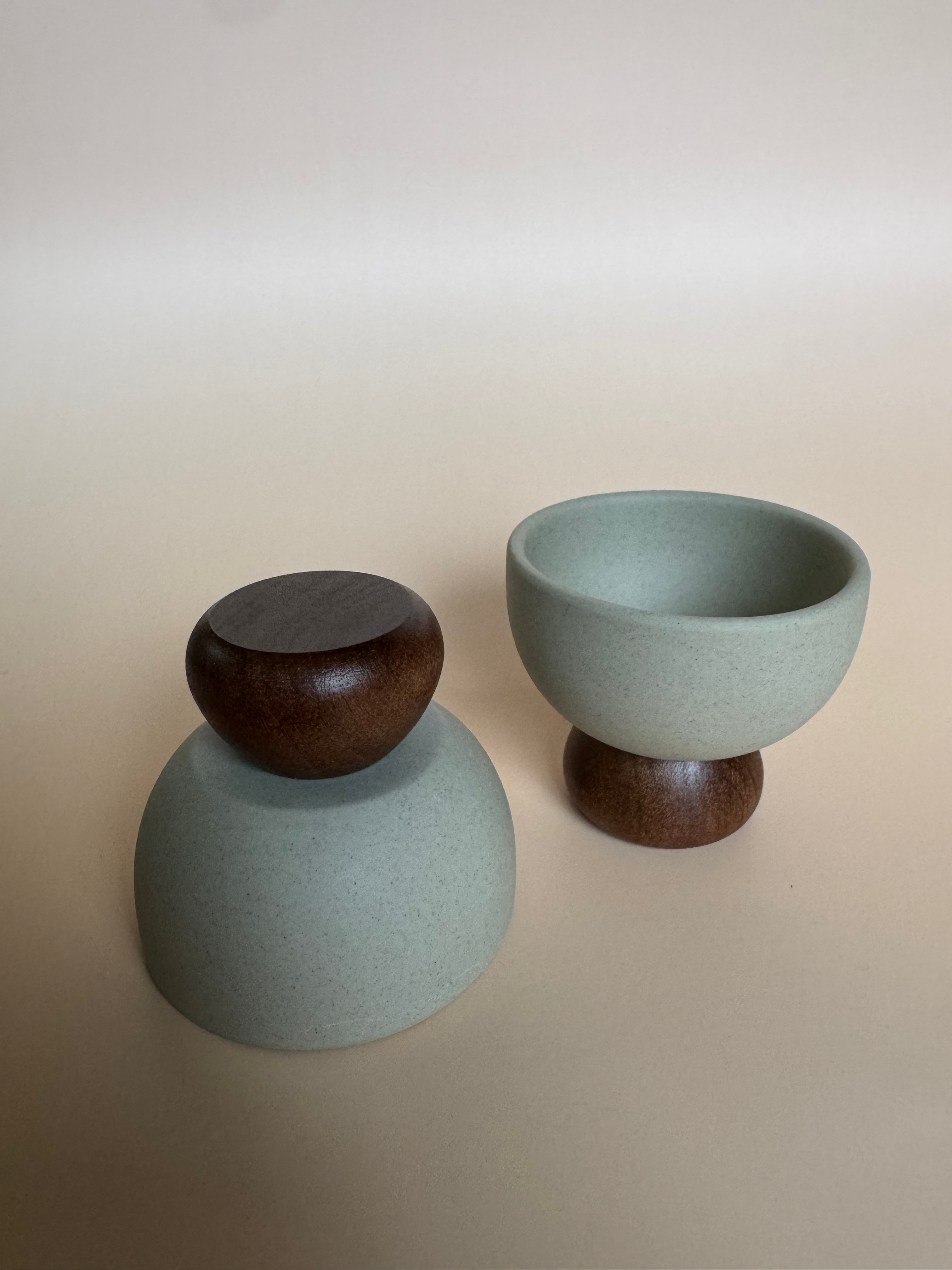 Stone & Walnut cup