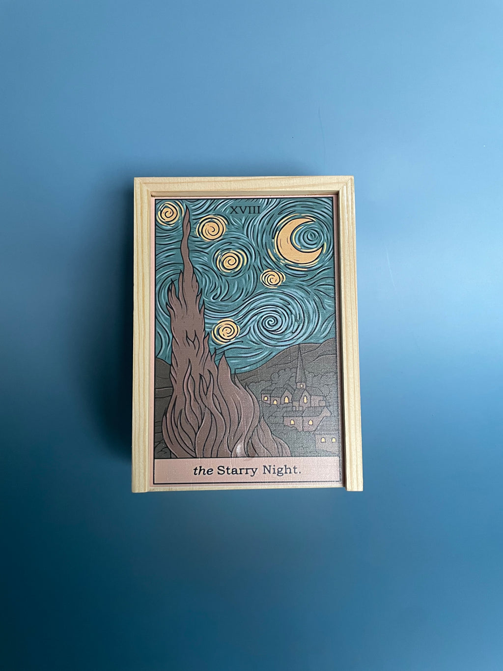 Starry Night Large Refillable Matchbox