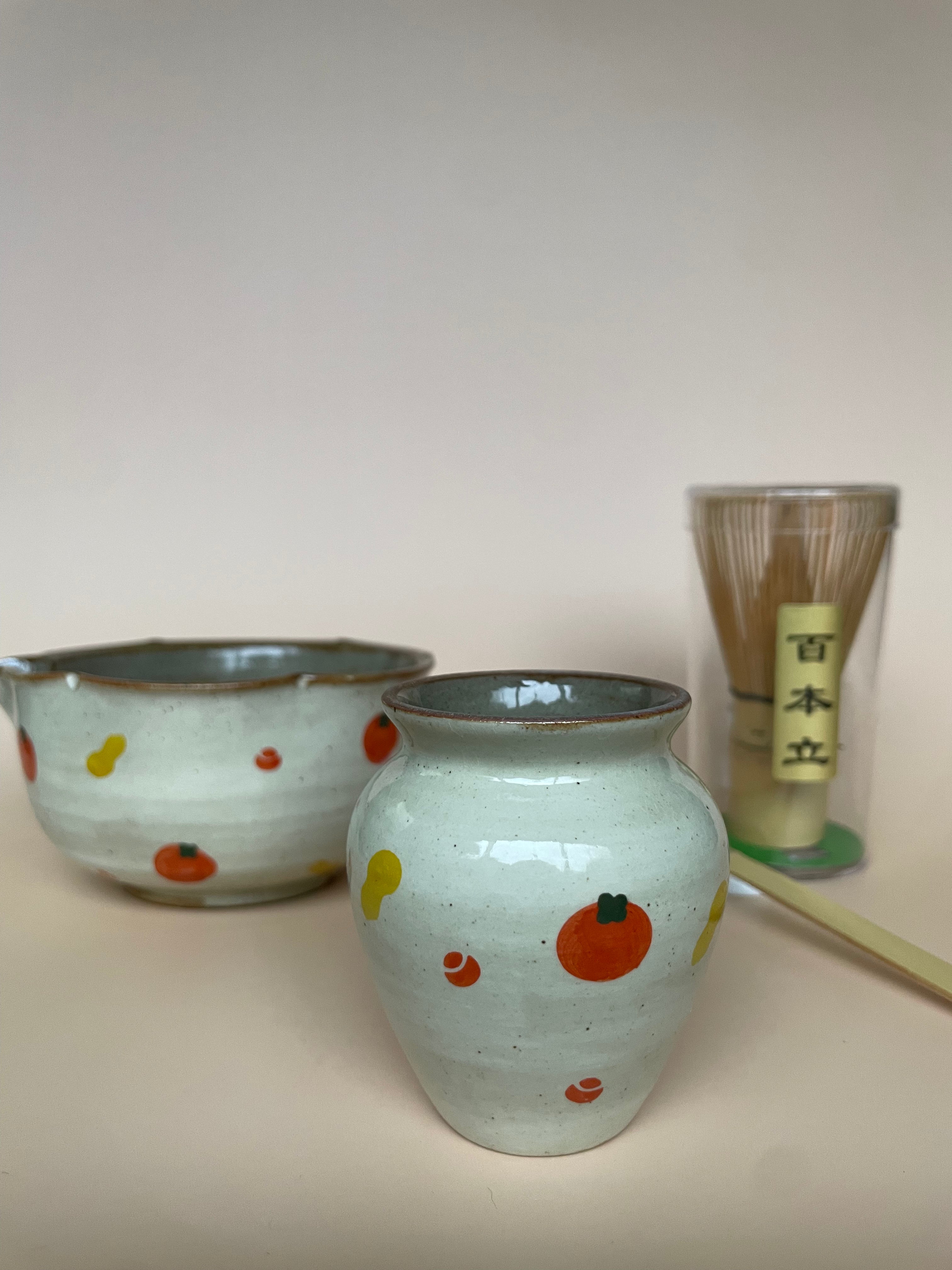 Matcha Set (Persimmon)