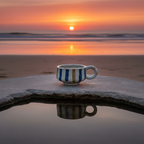 Nami Cup - Hand painted Japanese style (200ml)