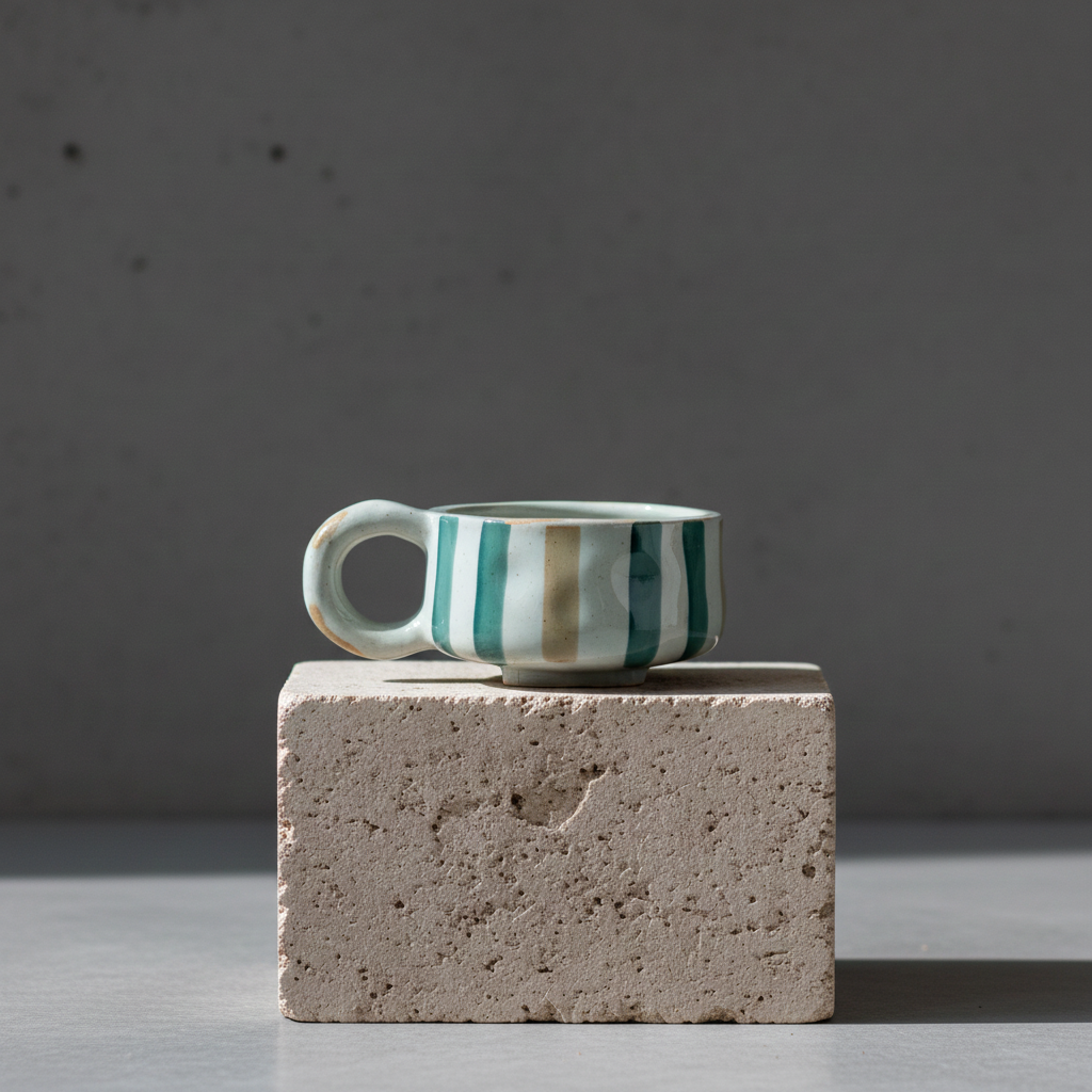 Nami Cup - Hand painted Japanese style (200ml)