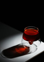 Double walled espresso cup with a shadow