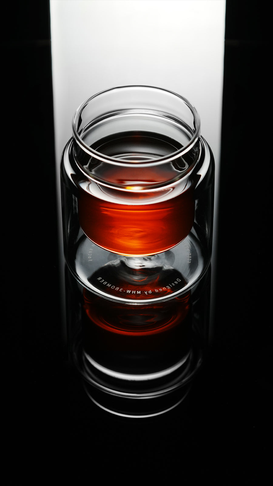 DW Series Glass Cup - Black (H) - MHW-3Bomber